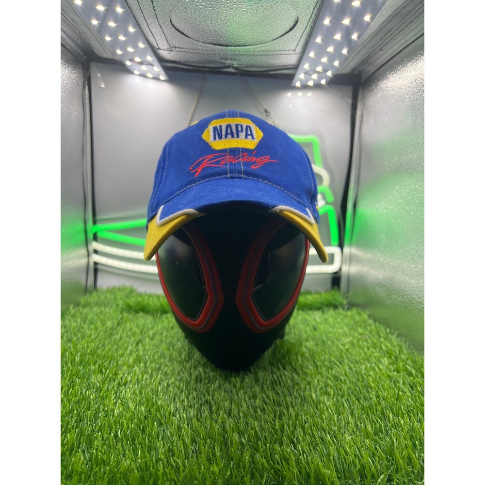 Michael Waltrip NAPA Racing Hat Blue Yellow Nascar Strapback Baseball Cap
